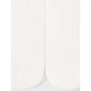 Dívčí pyžamo Mayoral Žebrované punčochové kalhoty 9646, 9751 modré,béžové, smetanové barva: bílá, Rozměr: 18 měsíců