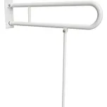Bemeta - HELP: Sklopný úchyt ve tvaru U s opěrnou nohou, 813mm, bílý 301102084N