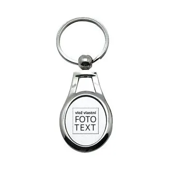 Klíčenka ovál s vlastním potiskem