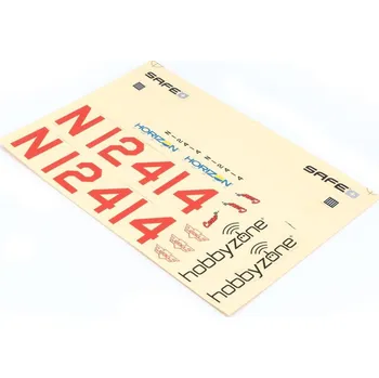 RC model Hobbyzone samolepky: Champ S+