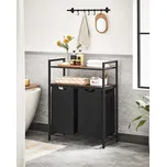 VASAGLE Koš na prádlo s kovovým rámem dvoukomorový