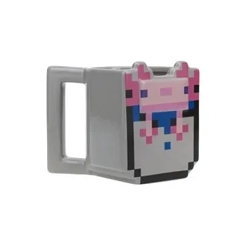 3D keramický hrnek Minecraft: Axolotl (objem 400 ml)
