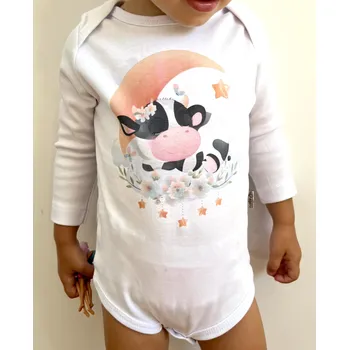 Milinko Body pro miminka na dlouhý rukáv- Krásné sny Velikost: 62 (2-4m)