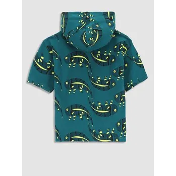 Pánská mikina Coccodrillo Mikina WC3132301JBK Tyrkysová Regular Fit 110