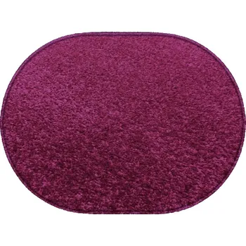 Koberec Kusový koberec Eton fialový ovál, 120x160, fialová, kuchyně, Vopi - 1 rok na vrácení + DOPRAVA ZDARMA k Vám i zpět