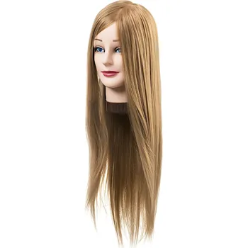 Cvičná hlava s umělými vlasy Eurostil Professional - blond, 55-60 cm (04956) + dárek zdarma