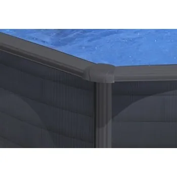 GRE Náhradní kryt bočního sloupku bazénu 120cm - díl EM - graphite