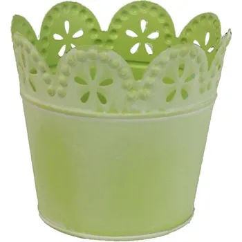 Obal na květináč Obal kulatý zelený K1407-15