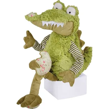 Polštářek nahřívací plyšový krokodýl s třešňovými peckami