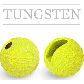 Knápek Kulička wolframová s drážkou SUNNY CHARTREUSE