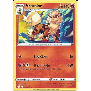 Společenská hra Pokémon karta Arcanine 033/264 - Fusion Strike