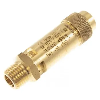 Ventil Padovan Valerio pojistný ventil vzduch 3/8", TÜV certifikát Nastavení pojišťováku (bar): 11,0 bar