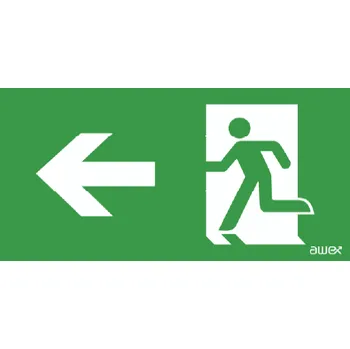 Nouzové osvětlení MODUS Piktogram P24 150x300mm východ vlevo OZAWPIK24