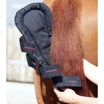 Ochrana nohy a ocasu Chránič ocasu - Premier Equine Carbon Anti-slip černý