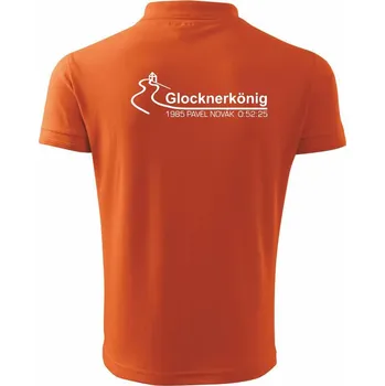 Pánská košile Glockner - Polokošile pánská Pique Polo 203 - 5XL ( Oranžová )
