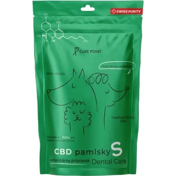 Pamlsek pro psa Curepoint CBD pamlsek Dental Care S 100 g