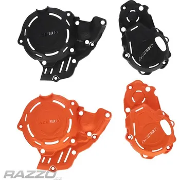 Kryty na víka motoru Acerbis X-Power Protection KTM EXC250F EXC350F Husqvarna FE250 FE350 24-.. Černá