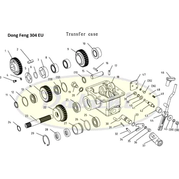 Zahradní traktor 304.42.116 Kroužek (Spacer) Dong Feng (č.96/11)