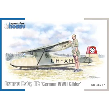 Plastikový model Special hobby 1/48 Grunau Baby IIB German WWII Glider (4x camo)