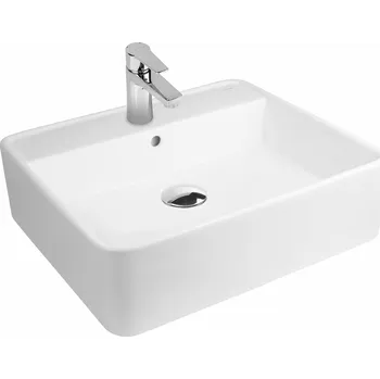 Umyvadlo Oltens Duve umyvadlo 50.5x46 cm obdélníkový na pult bílá 41811000