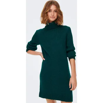 Dámské šaty Jacqueline de Yong JDY dámské pletené šaty Dinea petrolejové Velikost: S