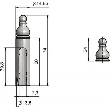 pant Návlek EXPERT 13,5-UR21 Mosaz