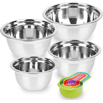 PROPER Miska 10 dílná nerez sada + UH odměrky