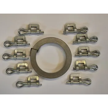 Spojovací materiál motoru Sada spon závlačkových s pásem 5mm W1 Motex - DOPRODEJ