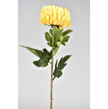 umělá květina Chryzantéma světle oranžová 72 cm (137334 001 CH03266 chryzantéma sv.oranžová)