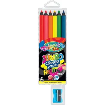Kresba Colorino pastelky Jumbo Neon 6 barev > varianta 02-6-trojhranné neon