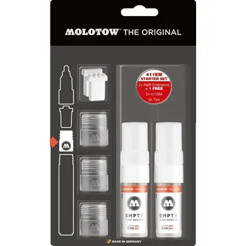 Prázdné fixy MOLOTOW 15mm, 7ks Starter Set