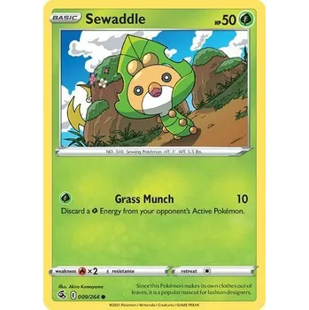 Sběratelská karetní hra Pokémon karta Sewaddle 009/264 - Fusion Strike