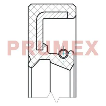 Automobilové těsnění Gufero 170x200x15 MVQ-GP Rubena