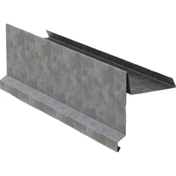 Plech Závětrná lišta RŠ 333, 2 bm, Přírodní pozink