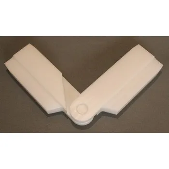 Síť proti hmyzu Roh dveřní pro šíkminu - kloubový plastový LUX