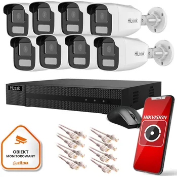 IP kamera Hilook dohledová sada 8 IP kamer s plnou ochranou