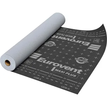 Krycí plachta Podstřešní hydroizolační fólie Eurovent Maxi PLUS 150 s lepící páskou kontaktní na izolaci i bednění