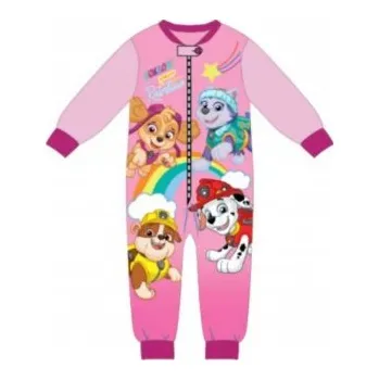 Dívčí pyžamo SpinMaster - Dívčí pyžamo overal Tlapková patrola / Paw Patrol Skye a Everest - sv. růžové 98