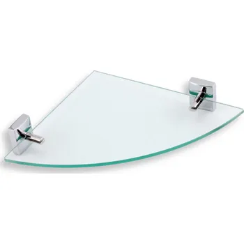 Drátěná police Novaservis Rohová polička Metalia 12 chrom