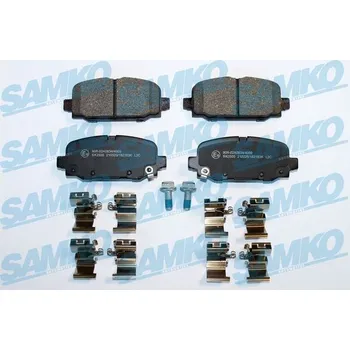 Brzdová destička Sada brzdových destiček, kotoučová brzda SAMKO 5SP2183K