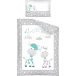 Detexpol povlečení do postýlky Žirafky šedá 135x100 cm