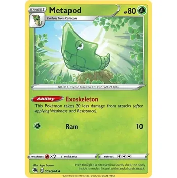 Sběratelská karetní hra Pokémon karta Metapod 002/264 - Fusion Strike
