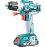 TOTAL TDLI2002E vrtací šroubovák aku, 20V Li-ion (2x), 2000mAh, v tašce, sada 47ks