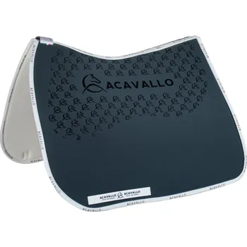 ACAVALLO Dečka podsedlová Gel Grip & Bamboo Fiber Acavallo, drezurní, smoke dore/white COB/FULL