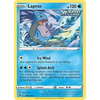 Sběratelská karetní hra Pokémon karta Lapras 054/264 - Fusion Strike