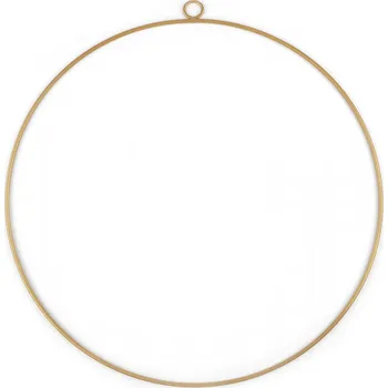 Lapač snů Kovový kruh Ø50 cm lakovaný, barva 1 zlatá tmavá mat