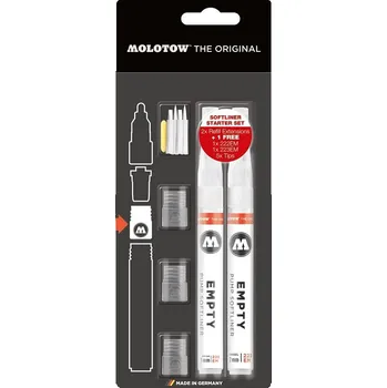 Kancelář Prázdné fixy MOLOTOW CALLIGRAFX 2mm, 10ks Starter Set