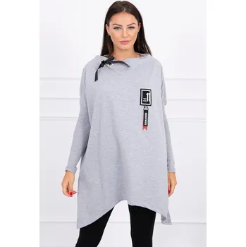 Dámská mikina Kesi Dámská dlouhá mikina Ganiegau šedá Univerzální