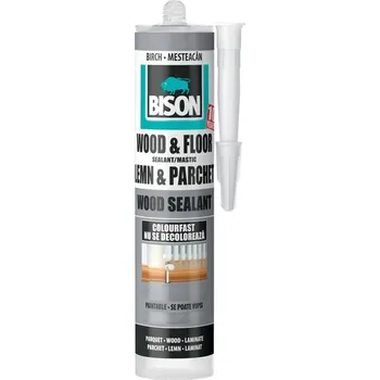 Tmel BISON jednosložkový tmel WOOD SEALANT BIRCH (bříza) 300 ml