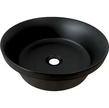 Umyvadlo Keramické umyvadlo MADA, černá, 40 cm